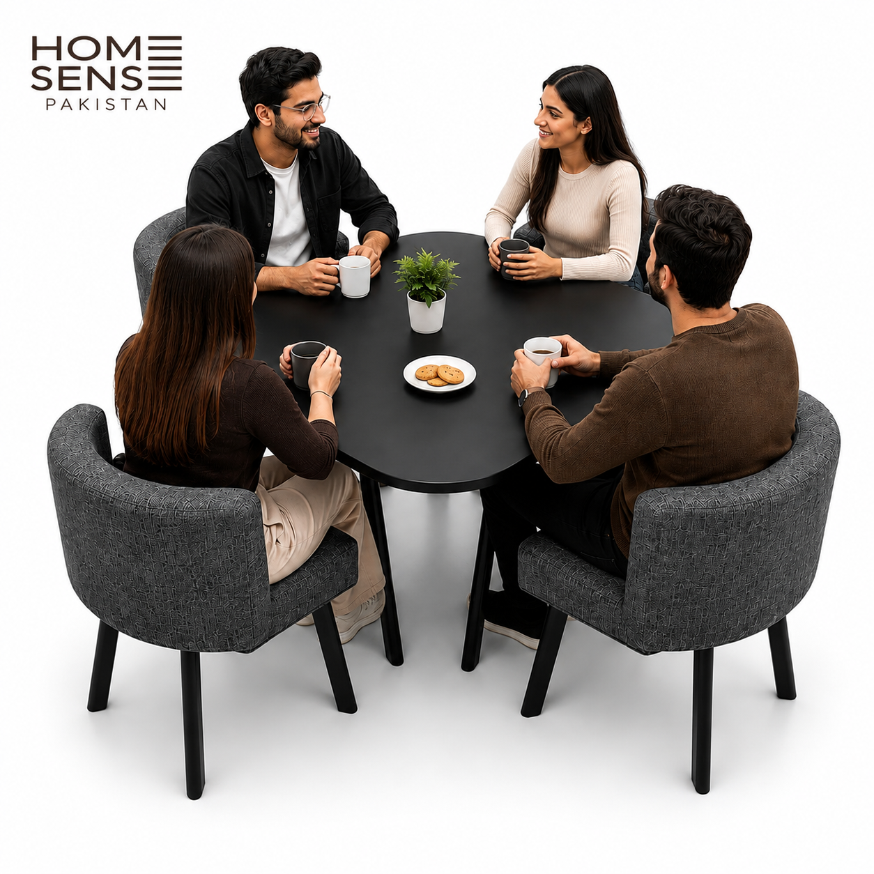 Compact 4-Seater Dining Set