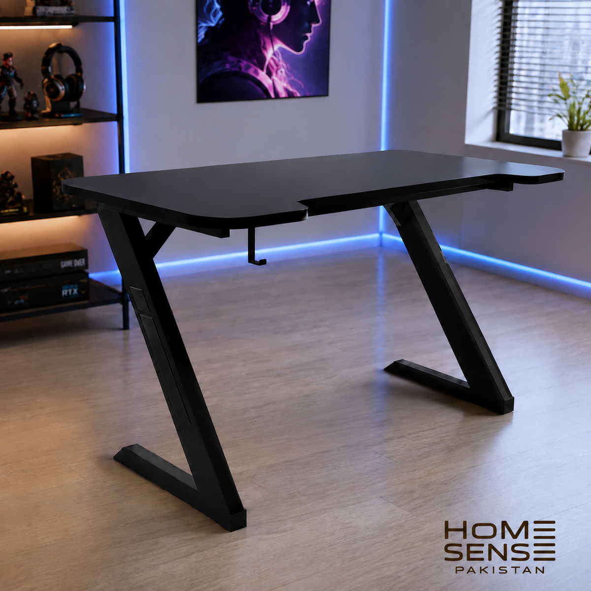 Z-Frame Gaming Desk