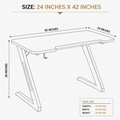 Z-Frame Gaming Desk