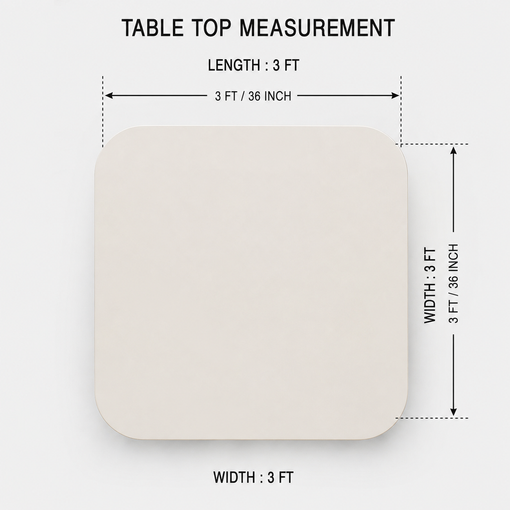 Compact 4-Seater Dining Table