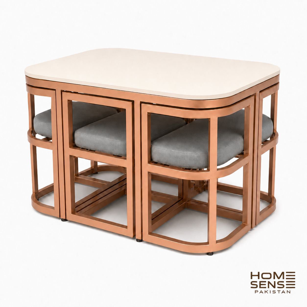 Compact 4-Seater Dining Table