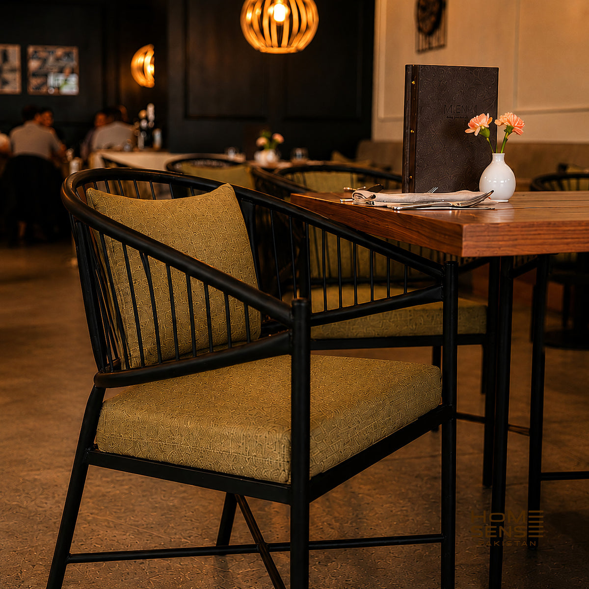 Arc Spindle Dining Chair