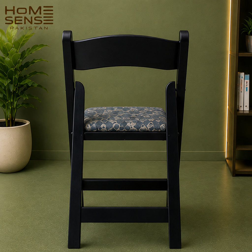 Classic Padded Wooden Folding Chair