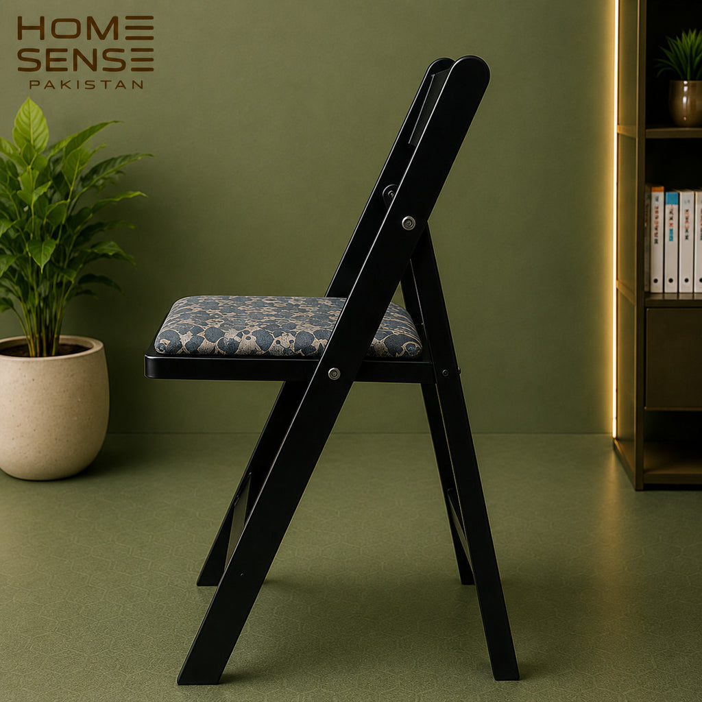 Classic Padded Wooden Folding Chair