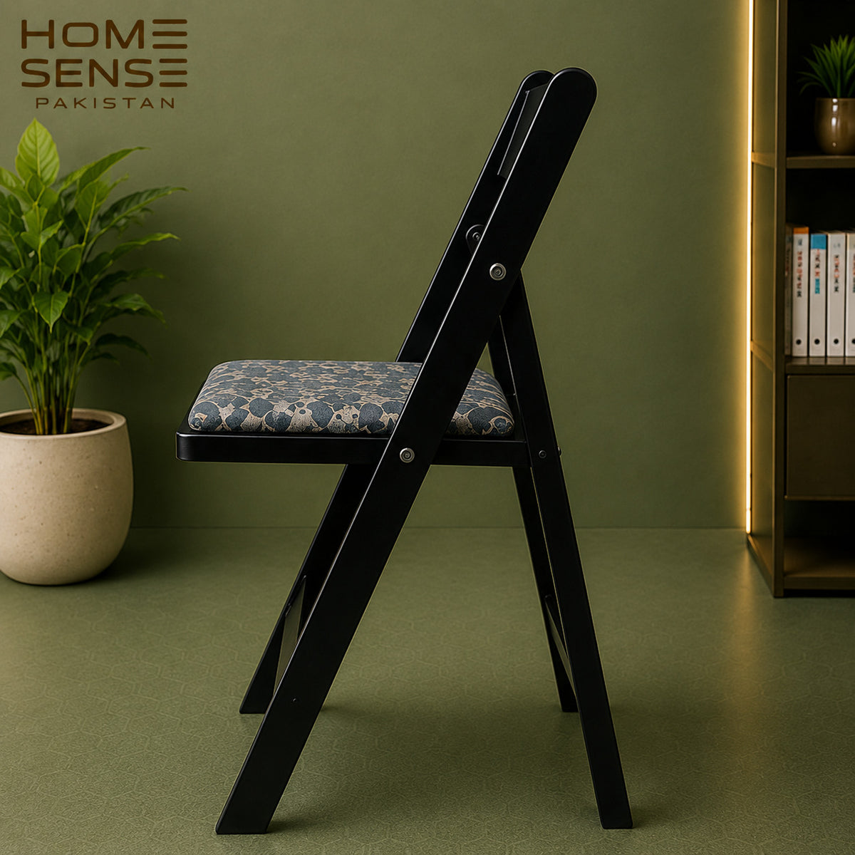 Classic Padded Wooden Folding Chair