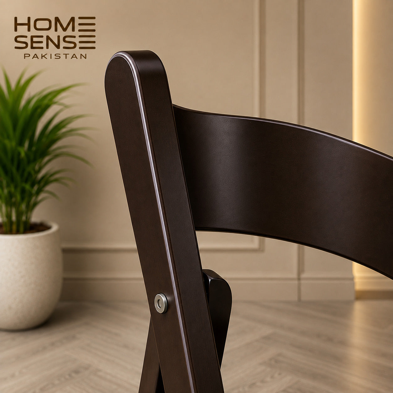 Classic Padded Wooden Folding Chair