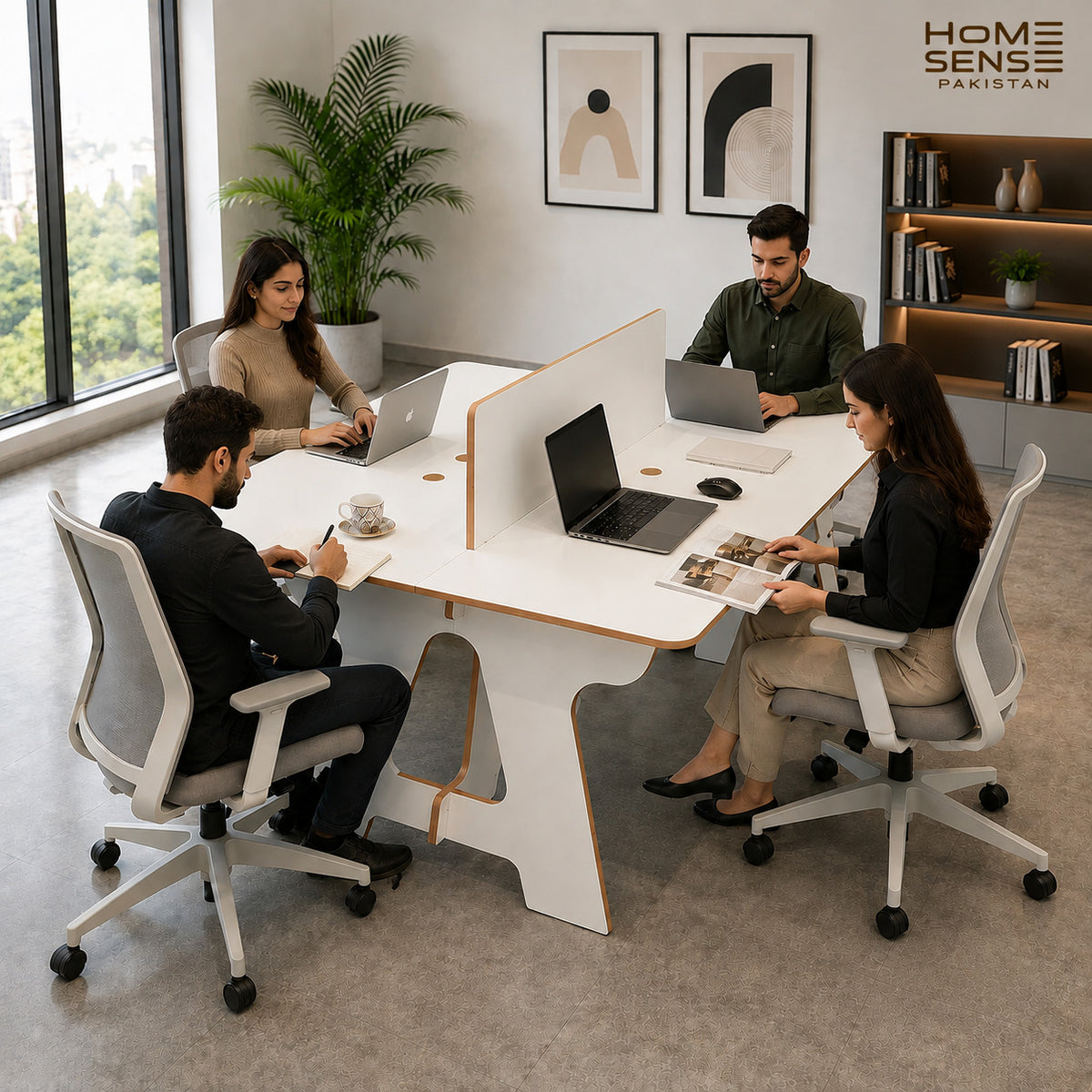 Collaborative Workstation Desk