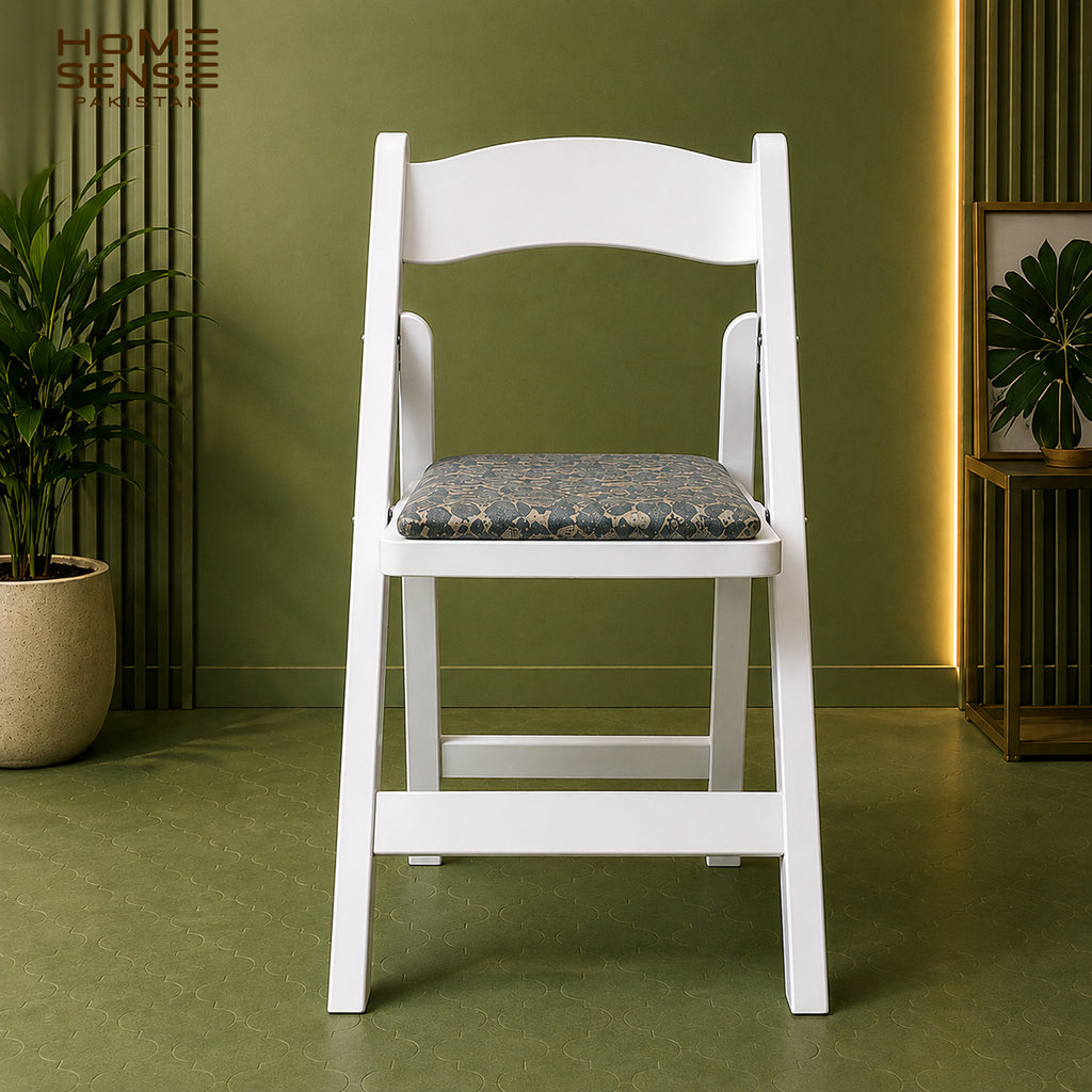 Classic Padded Wooden Folding Chair