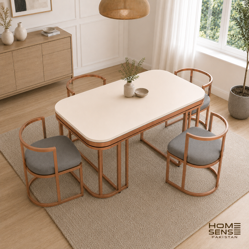 Compact 4-Seater Dining Table
